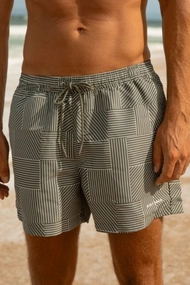 AIRFORCE SWIM SHORT PRINT STRIPE