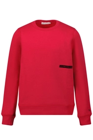 CALVIN KLEIN MICRO LOGO FLOCK SWEATSHIRT