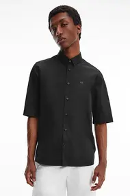 CALVIN KLEIN STRETCH POPLIN SHORT SLEEVE