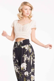 ICONIQUE ADELE CROPPED TOP
