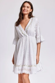 ICONIQUE GIORGIA 3/4 SLEEVE DRESS