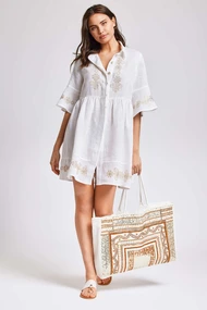 ICONIQUE SANDRA SHIRT DRESS