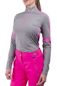 KJUS WOMEN RACE MIDLAYER HALF-ZIP