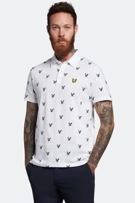 LYLE&SCOTT EAGLE PRINT POLO SHIRT