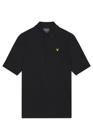 LYLE&SCOTT MONAGRAM JACQUARD POLO SHIRT