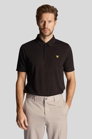 LYLE&SCOTT MONAGRAM JACQUARD POLO SHIRT