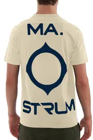 MA.STRUM OVERSIZED BACK LOGO PRINT TEE