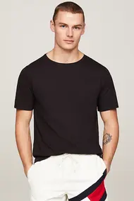 TOMMY HILFIGER CREW NECK SLUB TEE