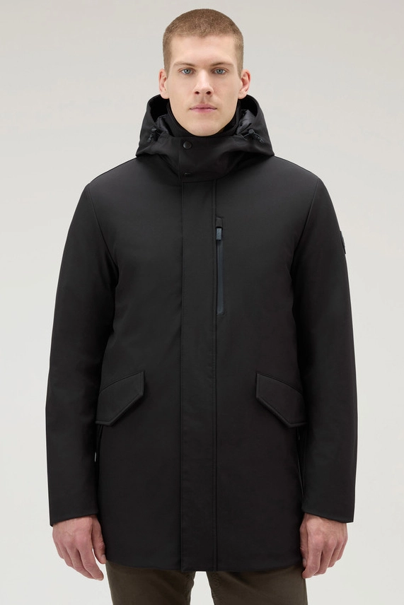 WOOLRICH BARROW MAC SOFT SHELL COAT