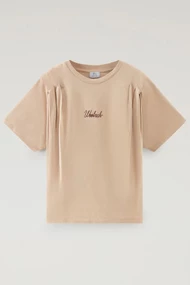 WOOLRICH PLEATED T-SHIRT