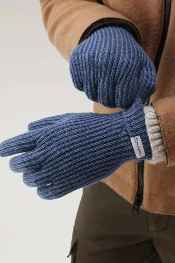 WOOLRICH RIBBED GLOVES