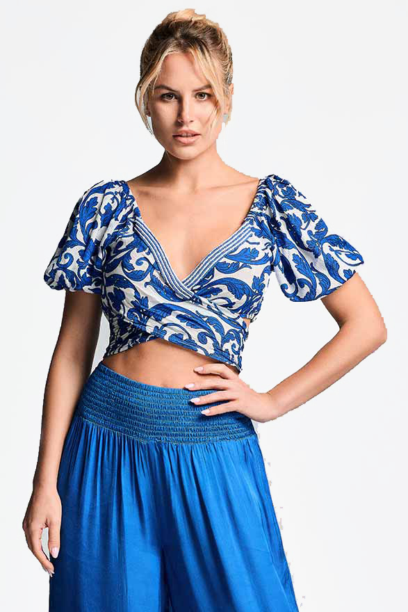 Tundra Front Tie Top Multicolour