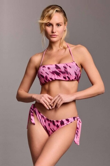 Ribes Bandeau Bikini Pink