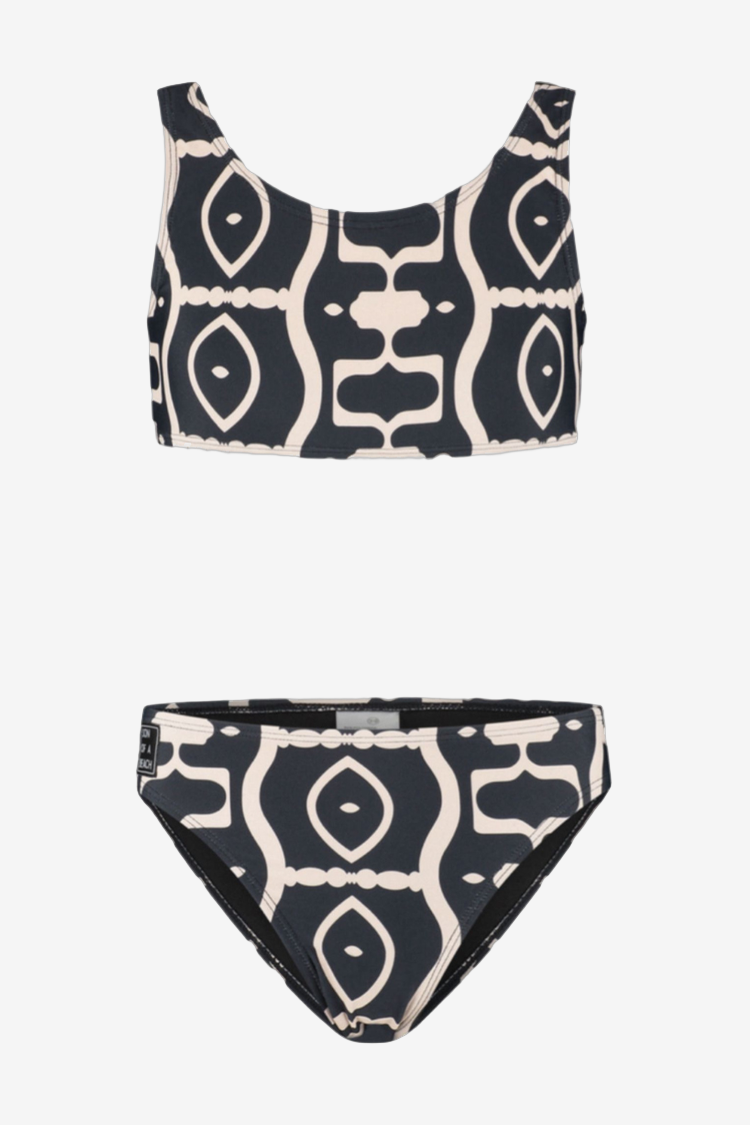 G Abstract Bikini Black