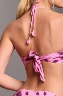 Ribes Bandeau Bikini Pink