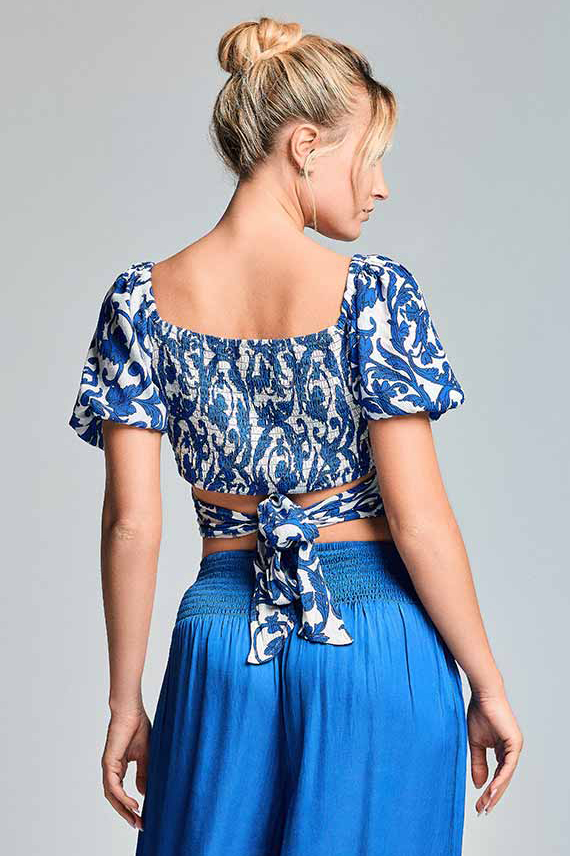 Tundra Front Tie Top Multicolour